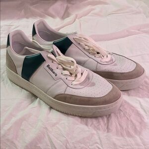 Balibaris White and Green Men's Sneakers direct from Paris